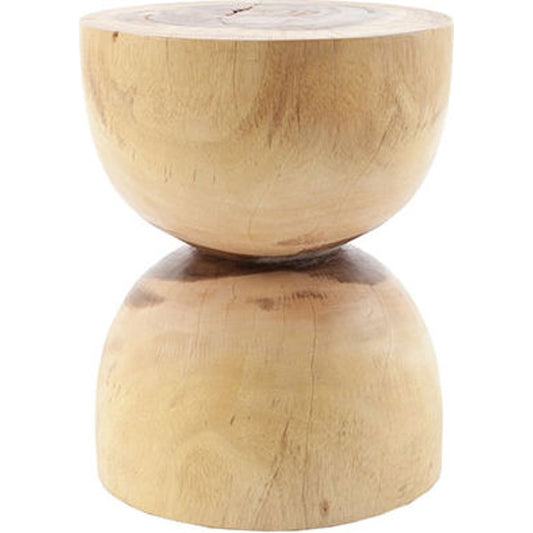 Hourglass Side Table by Phillips Collection in brown. Made from wood in a eclectic & global style.