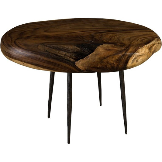Skipping Stone Large Natural Side Table by Phillips Collection in brown. Made from wood in a eclectic & global style.