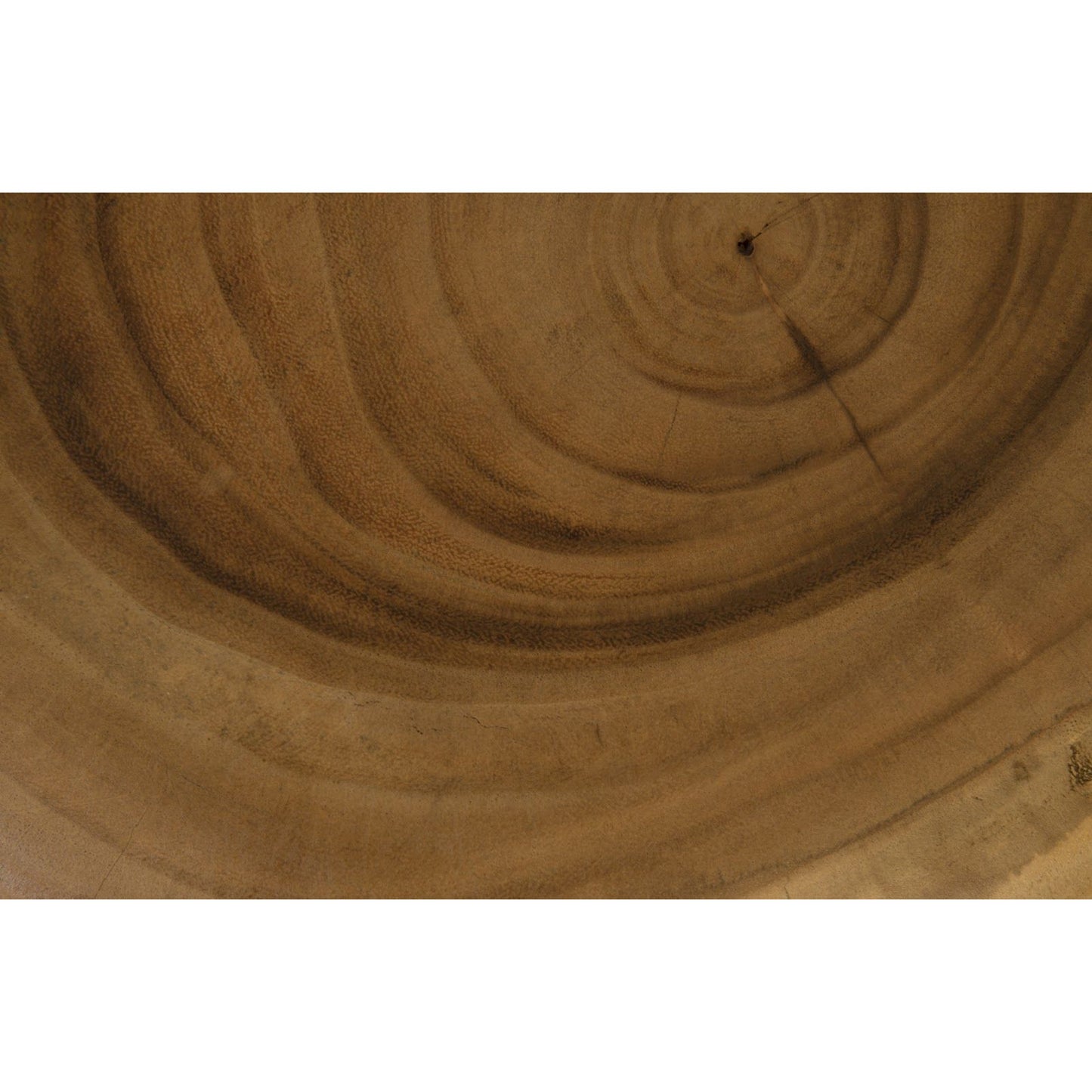 003 SR-820937 | Closeup | Smoothed Stool by Phillips Collection in black, brown. Made from wood in a eclectic & global style.