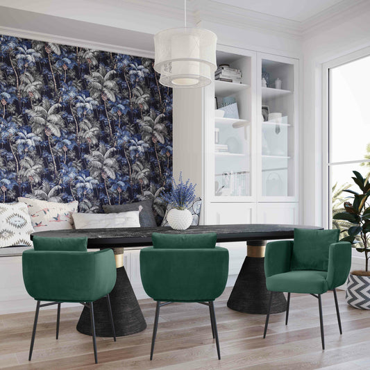 Rishi Table by TOV Furniture. Made from acacia in a modern style.