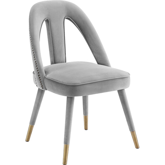 Petra Side Chair by TOV Furniture. Made from velvet in a modern style.