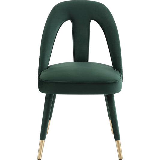 Petra Side Chair by TOV Furniture. Made from velvet in a modern style.