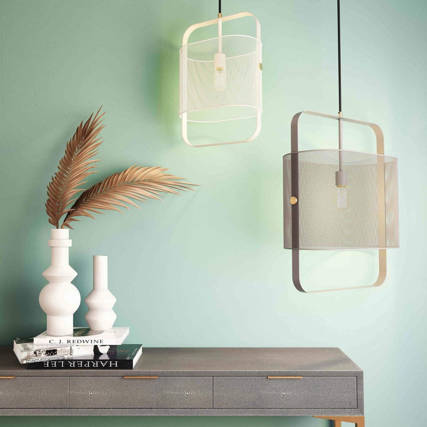 012 SR-833855,SR-833856 | Lifestyle | Klaus Pendant by TOV Furniture. Made from iron in a modern style.