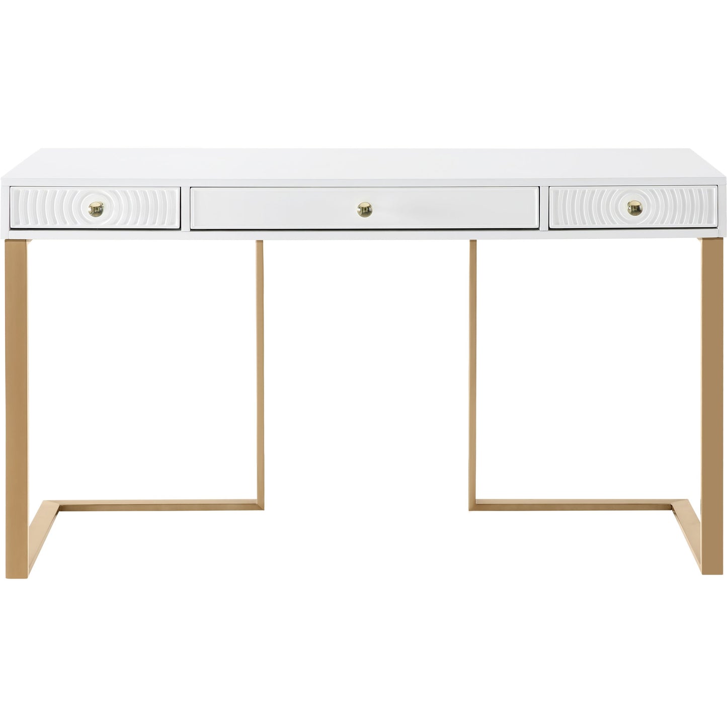 003 SR-833841 | Additional Silo | Janie Lacquer Desk by TOV Furniture. Made from mdf in a transitional style.