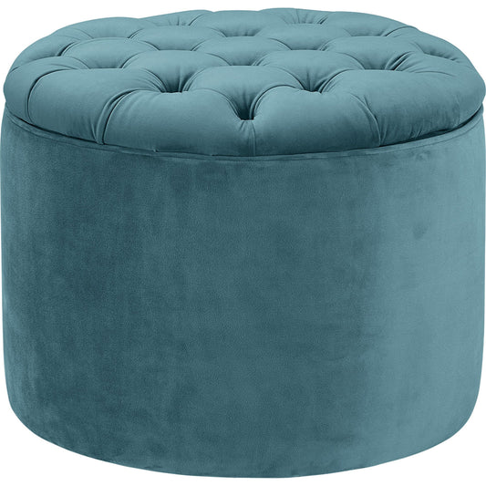 Queen Storage Ottoman by TOV Furniture. Made from velvet, wood in a modern style.