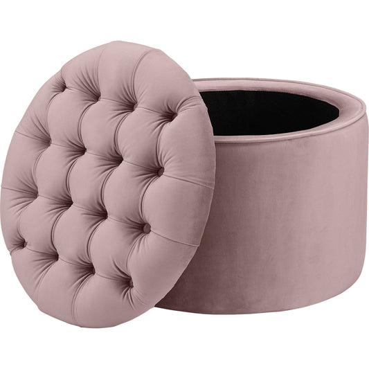 Queen Storage Ottoman by TOV Furniture. Made from velvet, wood in a modern style.