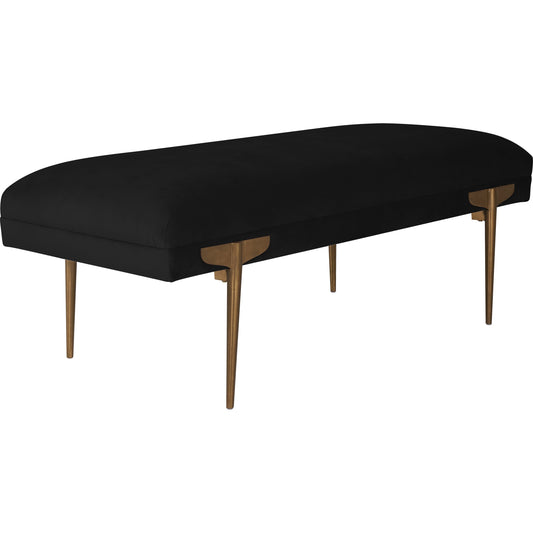 Brno Bench by TOV Furniture. Made from velvet in a transitional style.