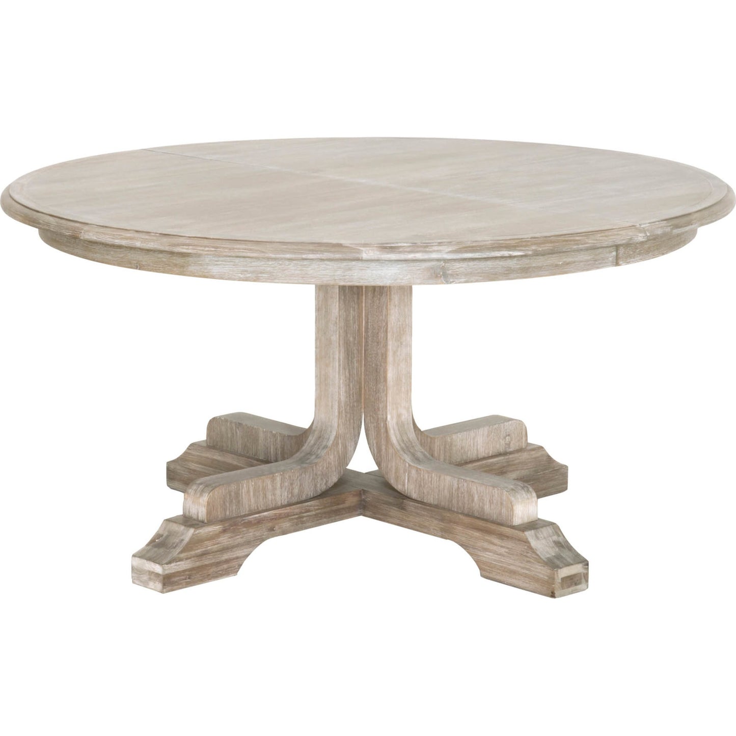 002 SR-387571 | Additional Silo | Torrey Dining Table by Essentials For Living in natural gray. Made from solid acacia, acacia veneer in a cottage & farmhouse style.