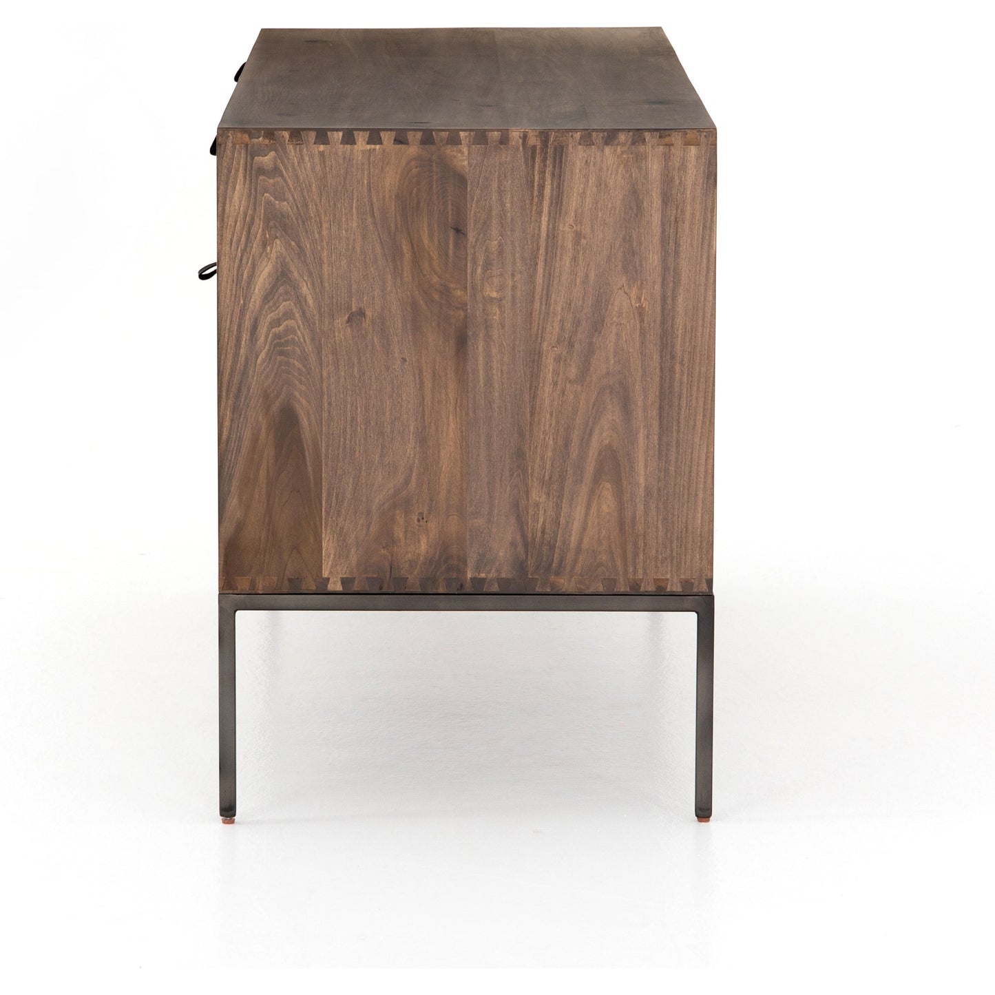 010 SR-810056 | Additional Silo | Trey Modular Filing Credenza by Four Hands. Made from solid poplar, top grain leather, iron in a modern style.