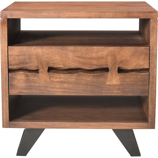 002 S-344750 | Primary Silo | Madagascar 1 Drawer Nightstand by Moe's Home Collection. Made from unique in a modern style.