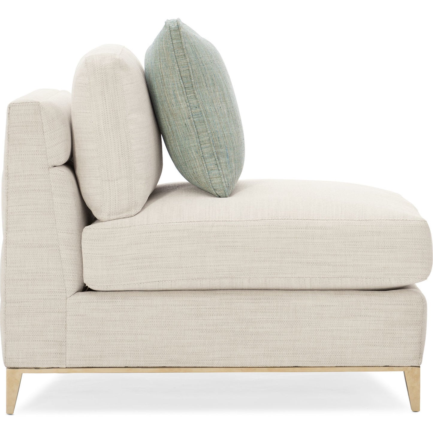 004 SR-783881 | Additional Silo | Under Currents by Caracole in natural and whisper of gold. Made from metal in a transitional style.