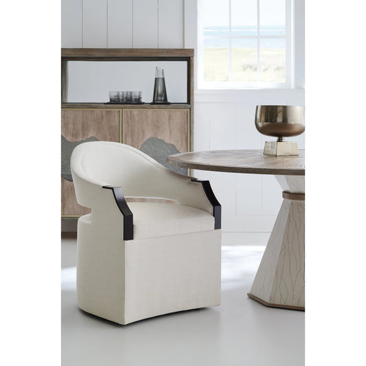 Dinner Roll by Caracole in cream and dark chocolate. Made from birch in a modern style.