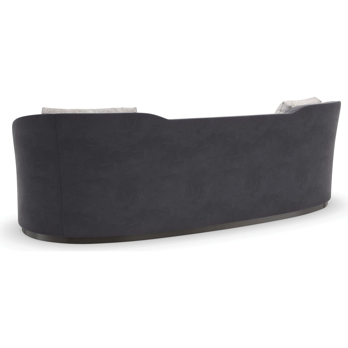 002 SI-1955996 | Additional Silo | Eclipse Sofa by Caracole in dark chocolate, charcoal, grey, ivory and charcoal, dark chocolate. Made from birch in a modern style.