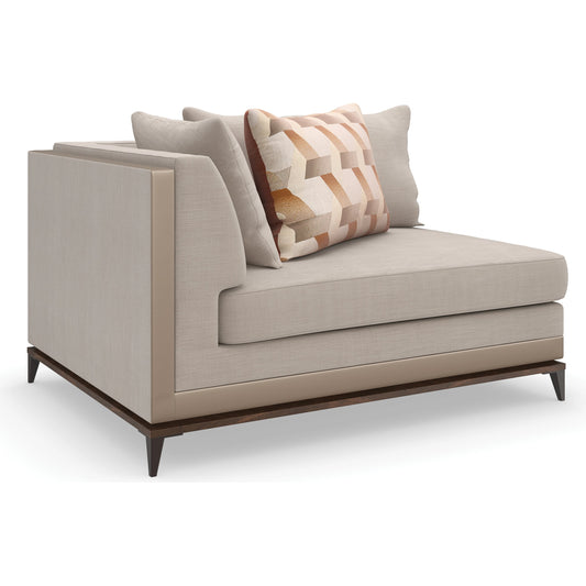 Archipelago Loveseat by Caracole in bronze and bourbon glaze, deep bronze. Made from birch, metal in a modern style.