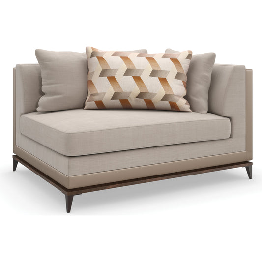 Archipelago Loveseat by Caracole in bronze and bourbon glaze, deep bronze. Made from birch, metal in a modern style.