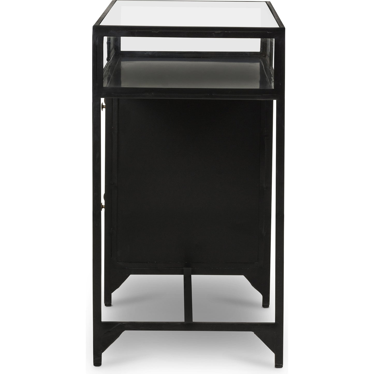 009 SR-810009 | Additional Silo | Shadow Box Desk by Four Hands in black. Made from iron in a modern style.