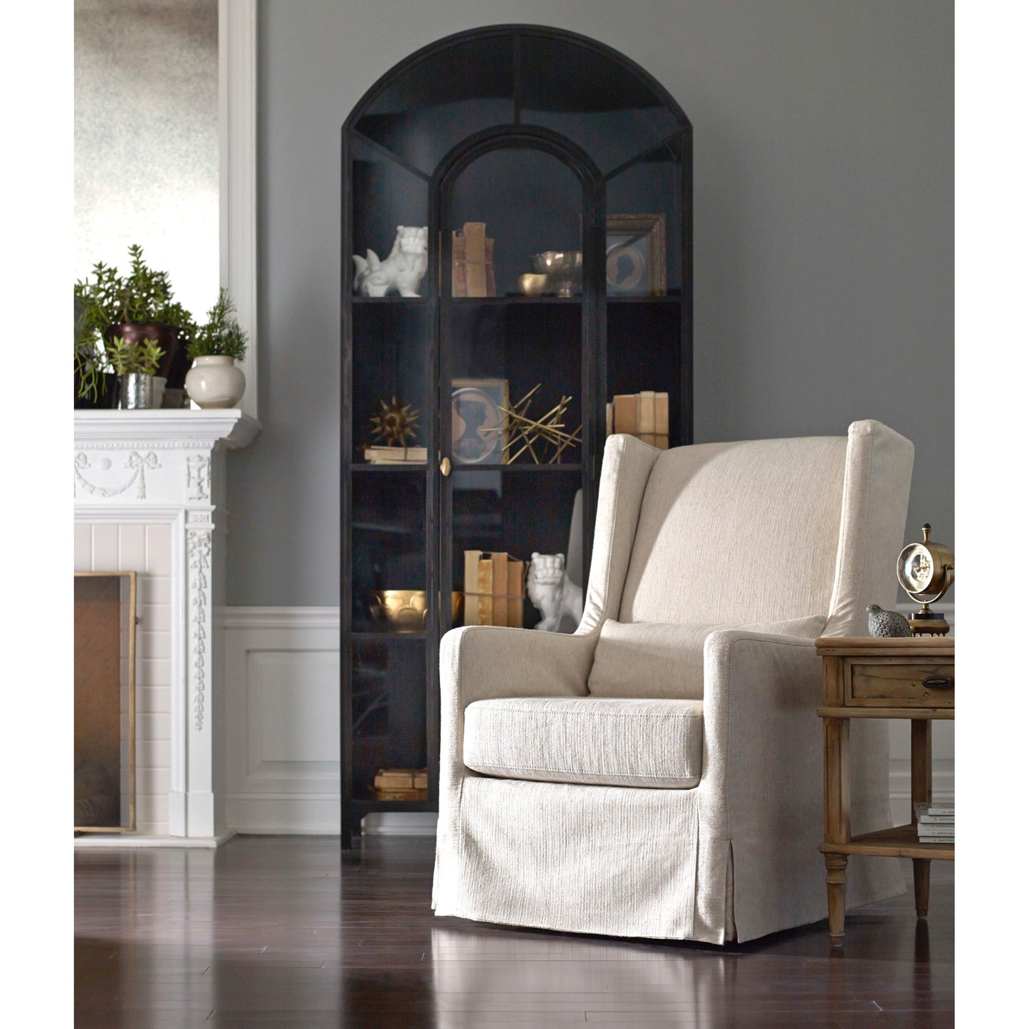 037 S-338876 | Lifestyle | Belmont Cabinet by Four Hands. Made from iron in a transitional style.