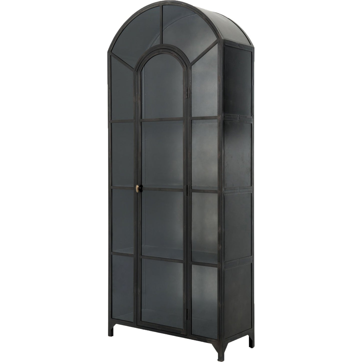 001 S-338876 | Primary Silo | Belmont Cabinet by Four Hands. Made from iron in a transitional style.
