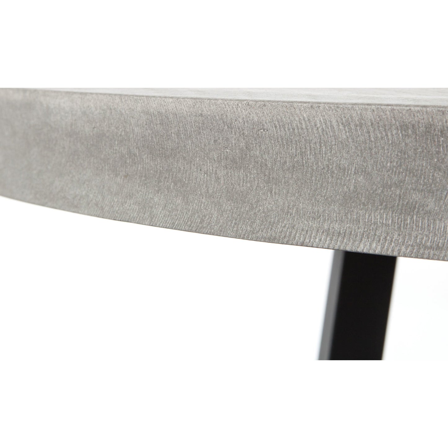 009 S-258304 | Additional Silo | Cyrus Outdoor Round Dining Table by Four Hands. Made from lavastone composite, iron in a modern style.