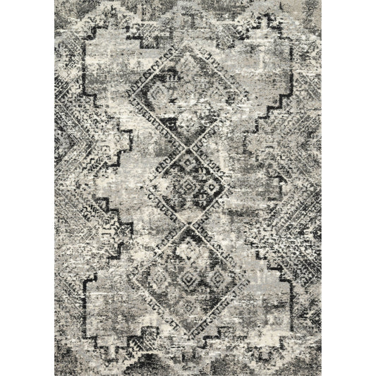 001 101684-23743,101684-9770,101684-9771,101684-9772,SR-368131,SR-825833 | Primary Silo | Viera VR-10 Rug by Loloi in gray, black. Made from unique in a eclectic & global style.