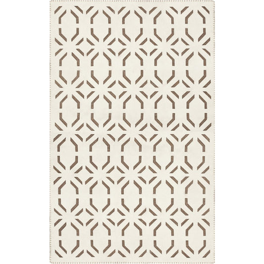 Valentino Rug - 12794 by Surya in light beige, medium brown. Made from 100% wool - felted in a unique style.