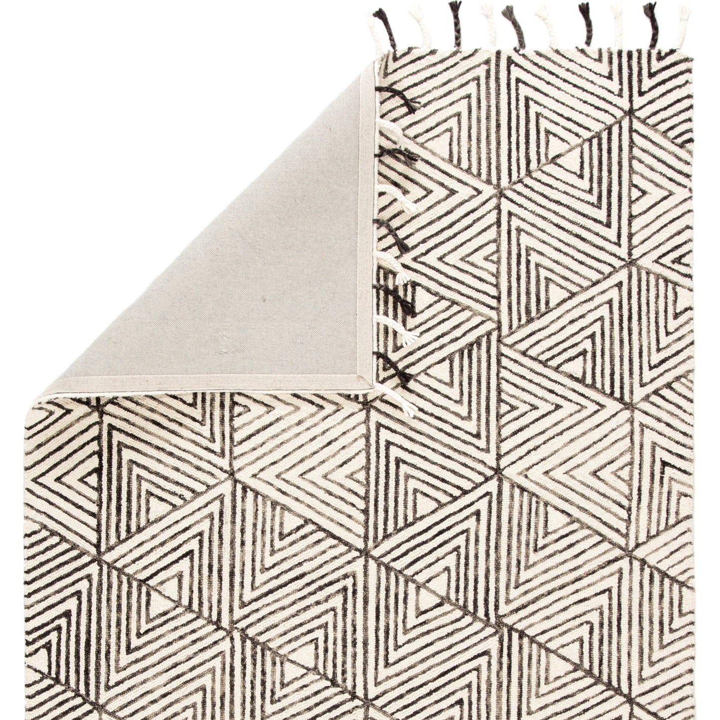 003 SR-783560 | Closeup | Vera by Nikki Chu VNK01 Rug by Jaipur Living in ivory, gray. Made from 100% wool in a unique style.