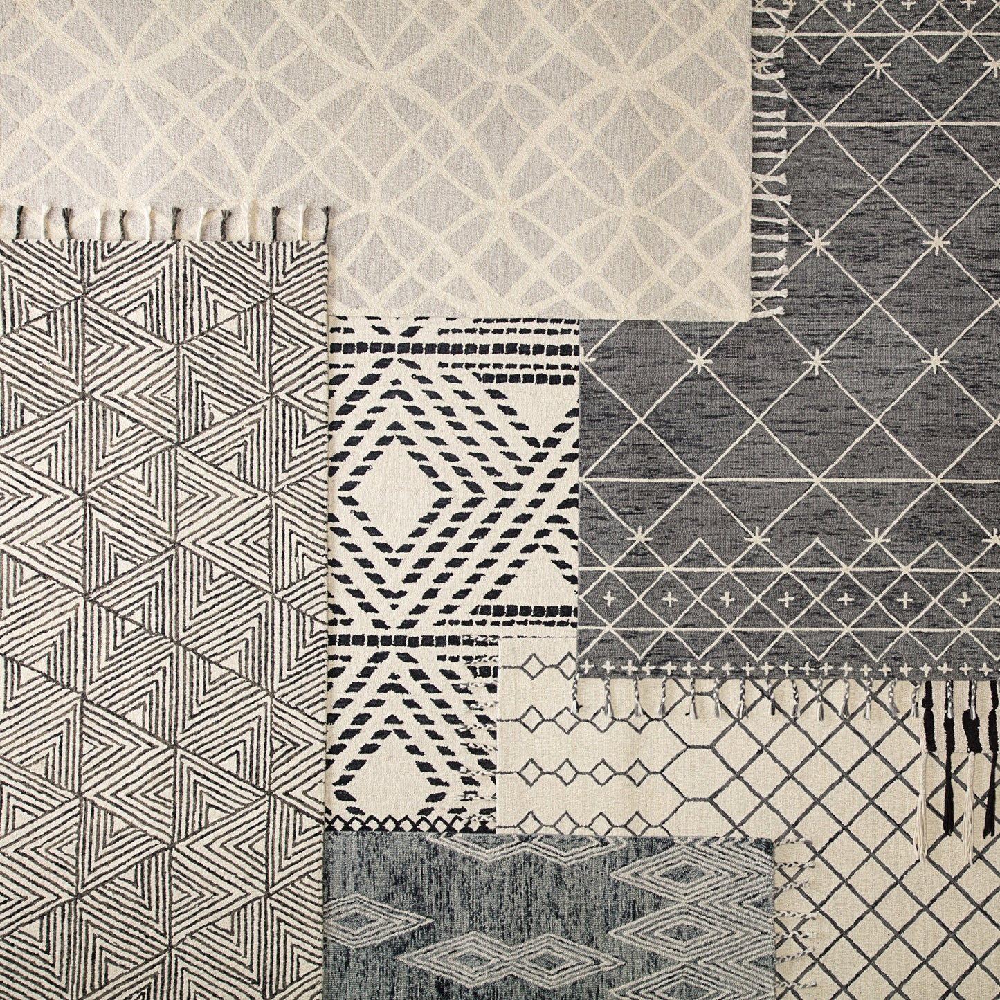 005 SR-783560 | Closeup | Vera by Nikki Chu VNK01 Rug by Jaipur Living in ivory, gray. Made from 100% wool in a unique style.