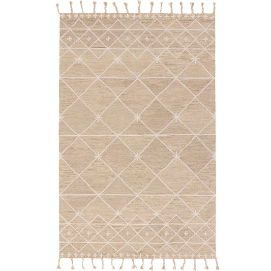 001 SI-1973907,SI-1973908,SI-1973909,SI-1973910 | Primary Silo | Vera by Nikki Chu VNK10 Rug by Jaipur Living in tan, ivory. Made from 100% wool in a unique style.