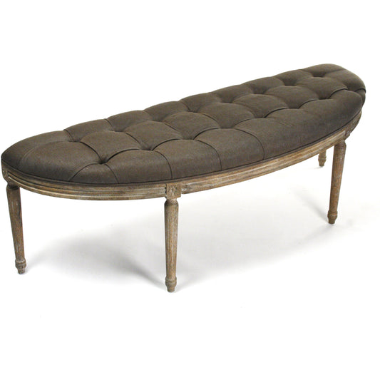 Louis Curve Bench by Zentique. Made from unique in a traditional style.