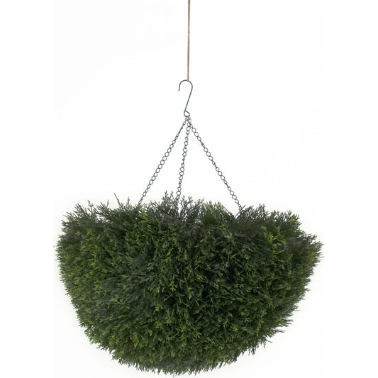 001 SR-900195 | Primary Silo | Faux Hanging Plant by Zentique in natural. Made from plastic, metal in a cottage & farmhouse style.