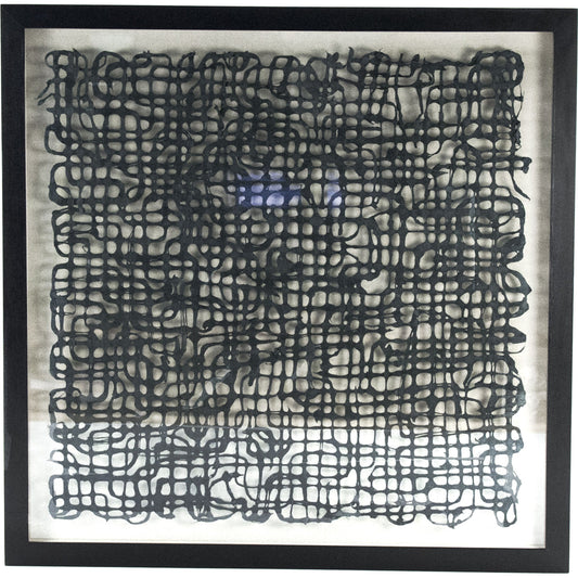 Abstract Paper Art Frame by Zentique in fir wood, glass. Made from mdf, glass in a modern style.