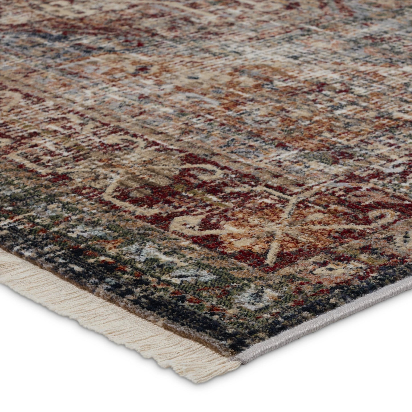 003 SI-1973911,SI-1973912,SI-1973913,SI-1973914,SI-2444860 | Closeup | Zefira ZFA16 Rug by Jaipur Living in red, blue. Made from 100% polypropylene in a unique style.