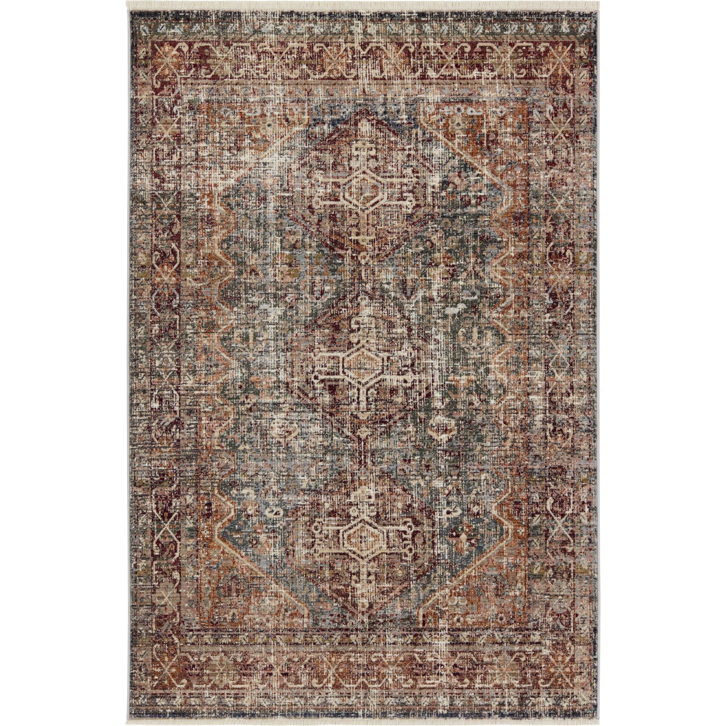 001 SI-1973911,SI-1973912,SI-1973913,SI-1973914,SI-2444860 | Primary Silo | Zefira ZFA16 Rug by Jaipur Living in red, blue. Made from 100% polypropylene in a unique style.