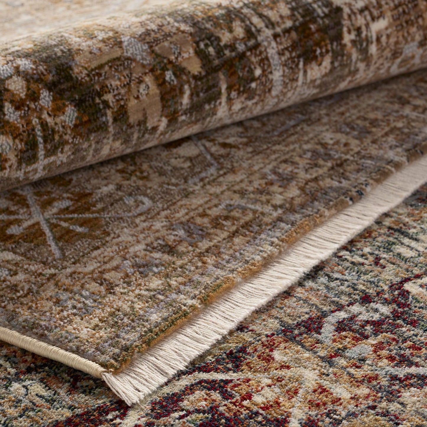 007 SI-1973915,SI-1973916,SI-1973917,SI-1973918,SI-2444861 | Lifestyle | Zefira ZFA17 Rug by Jaipur Living in tan, taupe. Made from 100% polypropylene in a unique style.