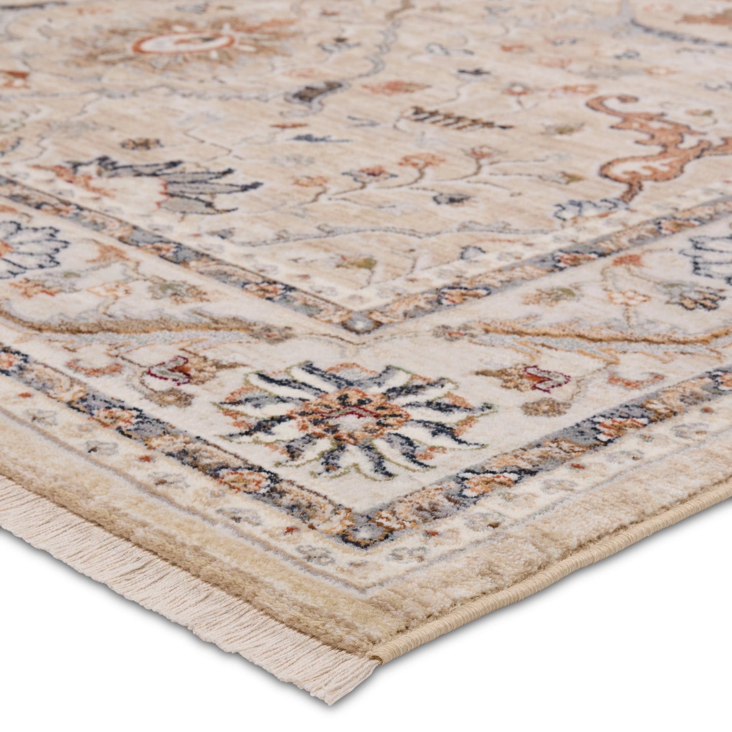 002 SI-1973923,SI-1973924,SI-1973925,SI-1973926 | Closeup | Zefira ZFA19 Rug by Jaipur Living in beige, orange. Made from 100% polypropylene in a unique style.