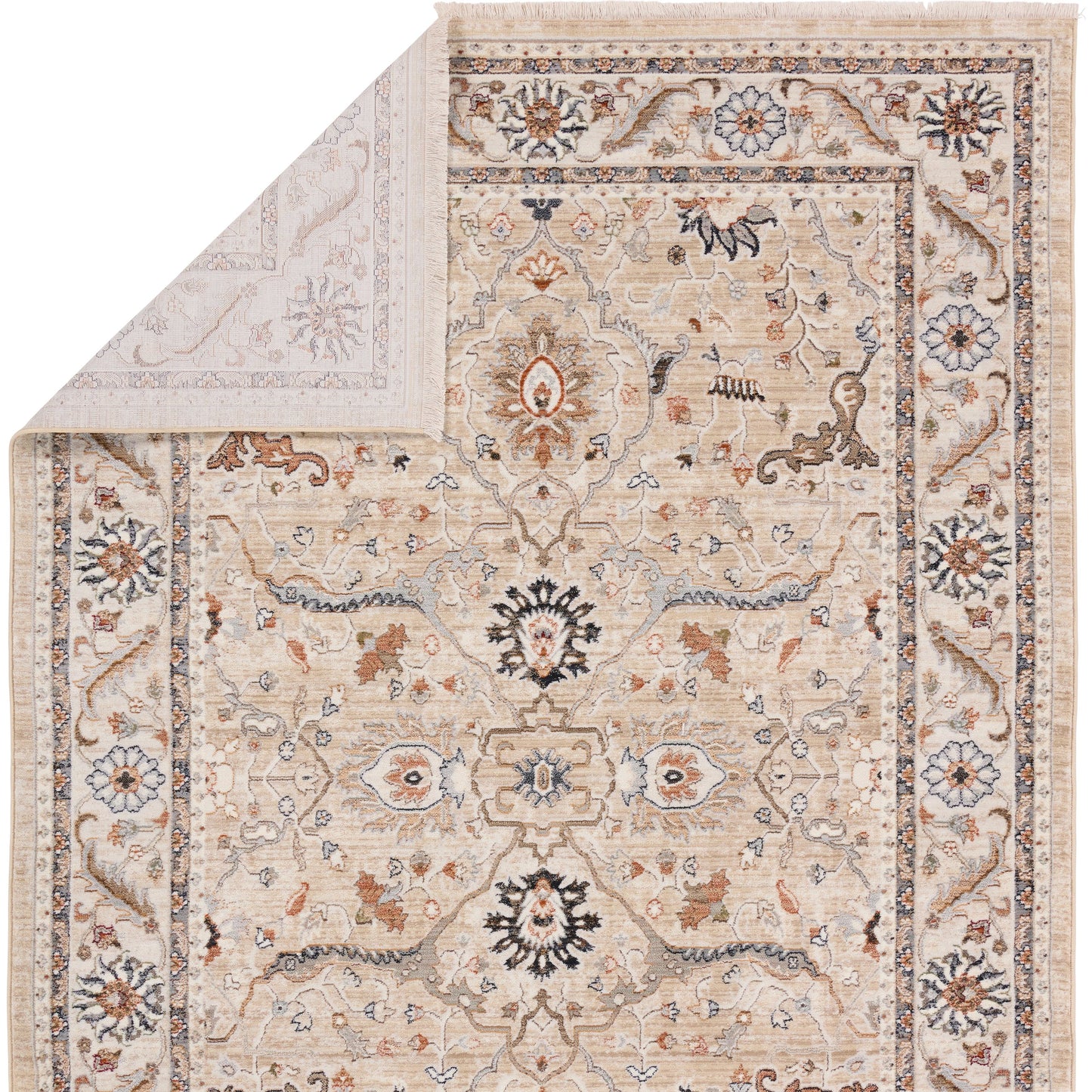 003 SI-1973923,SI-1973924,SI-1973925,SI-1973926 | Closeup | Zefira ZFA19 Rug by Jaipur Living in beige, orange. Made from 100% polypropylene in a unique style.