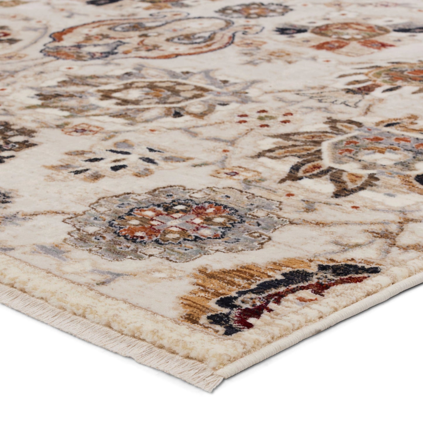 002 SI-1973927,SI-1973928,SI-1973929,SI-1973930 | Closeup | Zefira ZFA20 Rug by Jaipur Living in cream, multicolor. Made from 100% polypropylene in a unique style.
