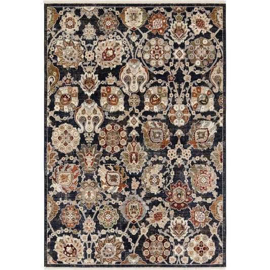 001 SI-1973931,SI-1973932,SI-1973933,SI-1973934 | Primary Silo | Zefira ZFA21 Rug by Jaipur Living in blue, cream. Made from 100% polypropylene in a unique style.
