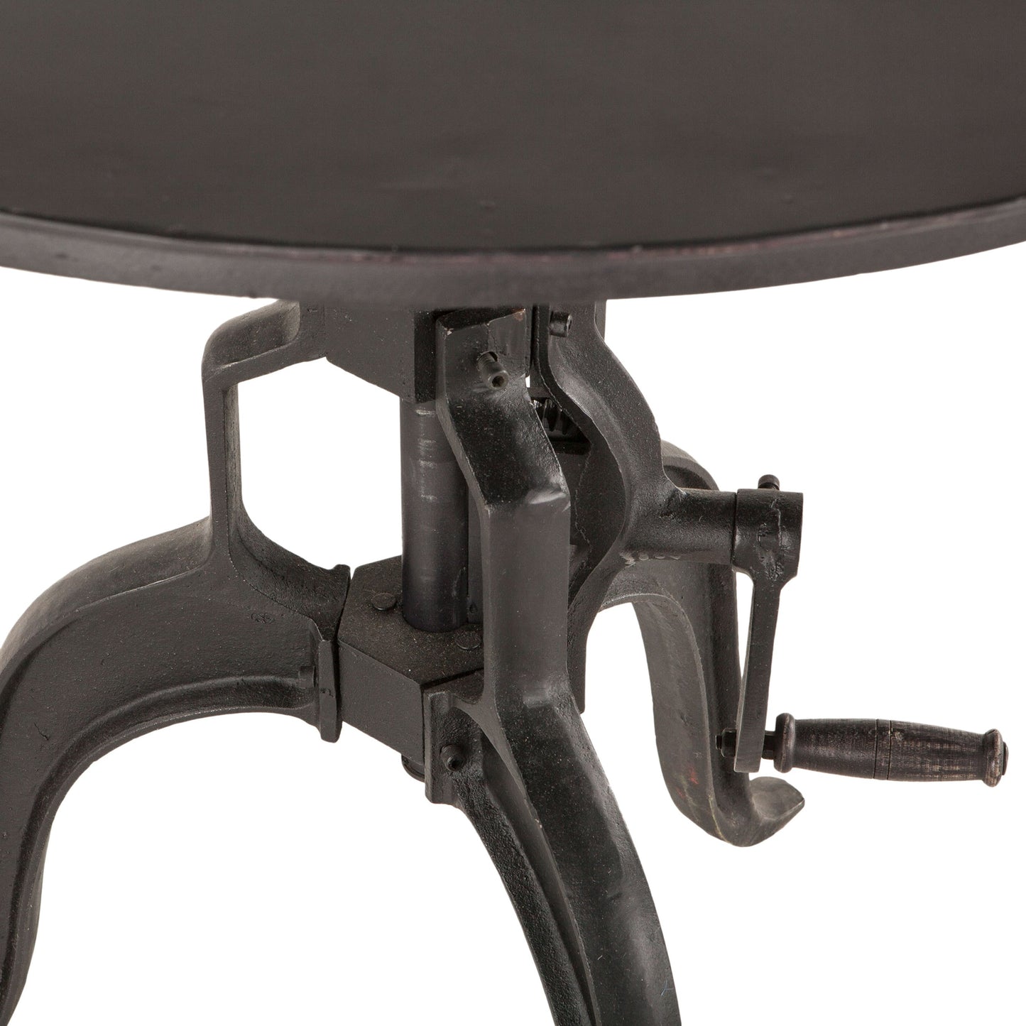 006 SR-876825,SR-876826 | Additional Silo | Artezia Industrial Adjustable Bistro Table by World Interiors in black and matte black. Made from cast iron in a rustic style.