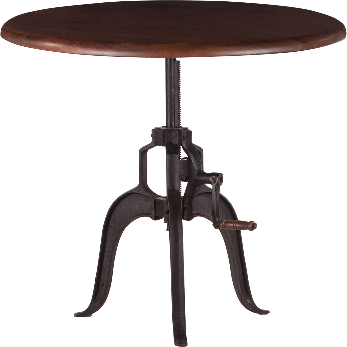 001 SR-876829 | Additional Silo | Artezia Acacia Wood Adjustable Side Table by World Interiors in brown and walnut, antique zinc. Made from acacia wood, iron in a rustic style.
