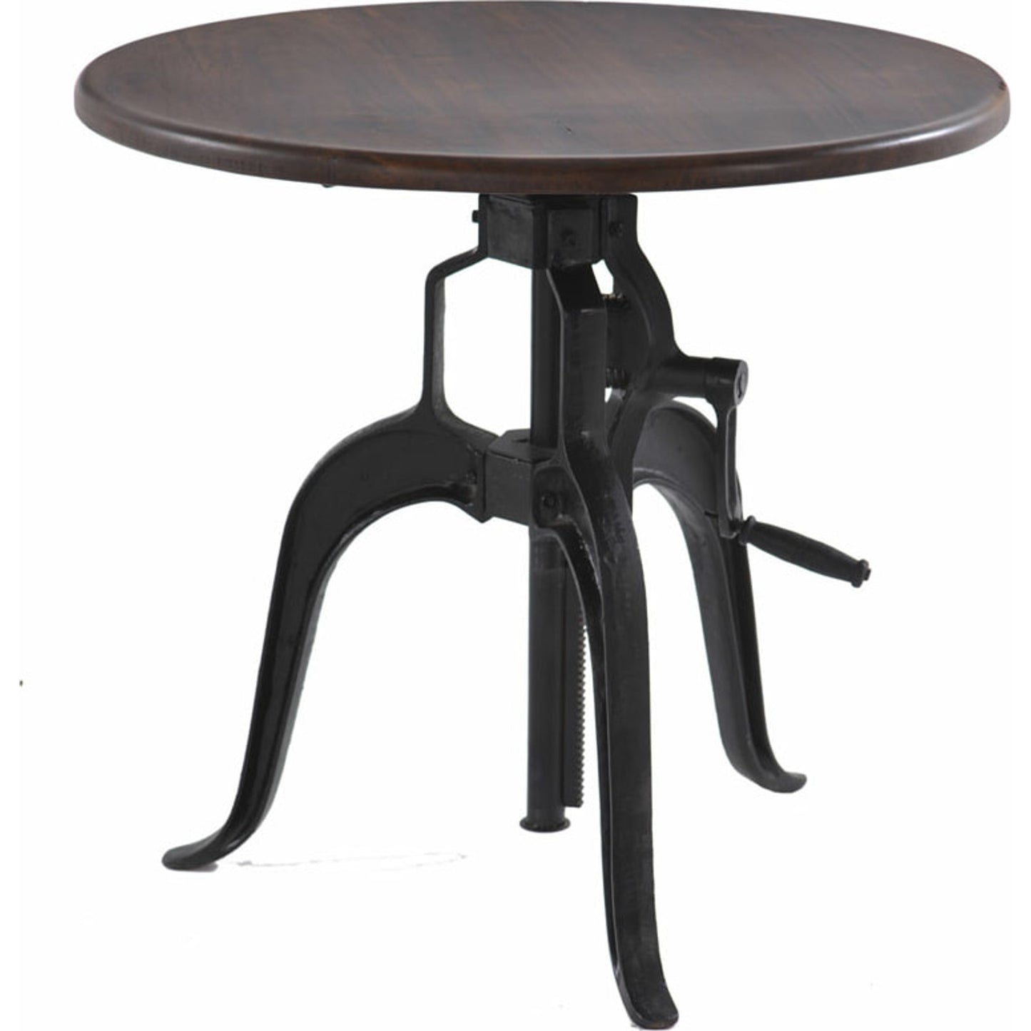 003 SR-876829 | Additional Silo | Artezia Acacia Wood Adjustable Side Table by World Interiors in brown and walnut, antique zinc. Made from acacia wood, iron in a rustic style.