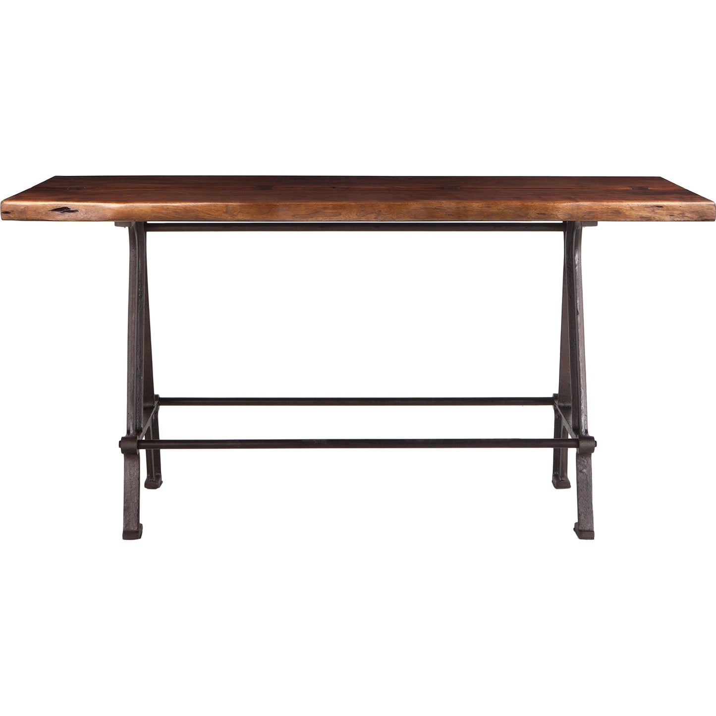 001 SR-876834 | Additional Silo | Artezia Gathering Table by World Interiors in brown and walnut, antique zinc. Made from acacia wood, iron in a modern style.