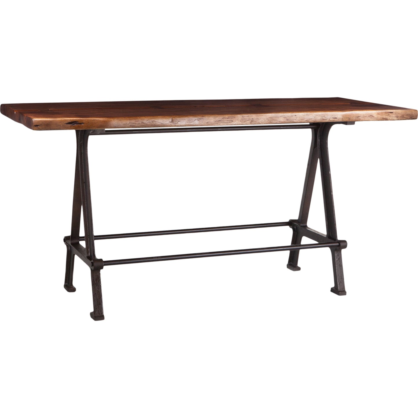 002 SR-876834 | Additional Silo | Artezia Gathering Table by World Interiors in brown and walnut, antique zinc. Made from acacia wood, iron in a modern style.