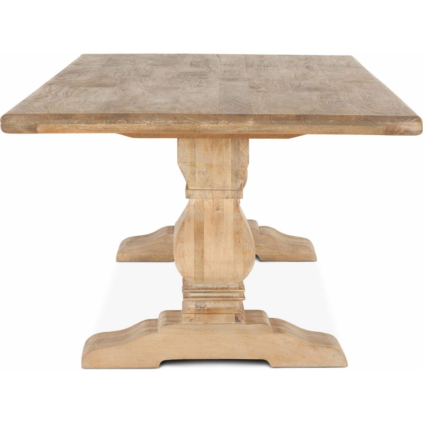 003 SR-877103,SR-877104,SR-877105 | Additional Silo | Pengrove Dining Table by World Interiors in light brown and antique oak. Made from mango wood in a cottage & farmhouse style.