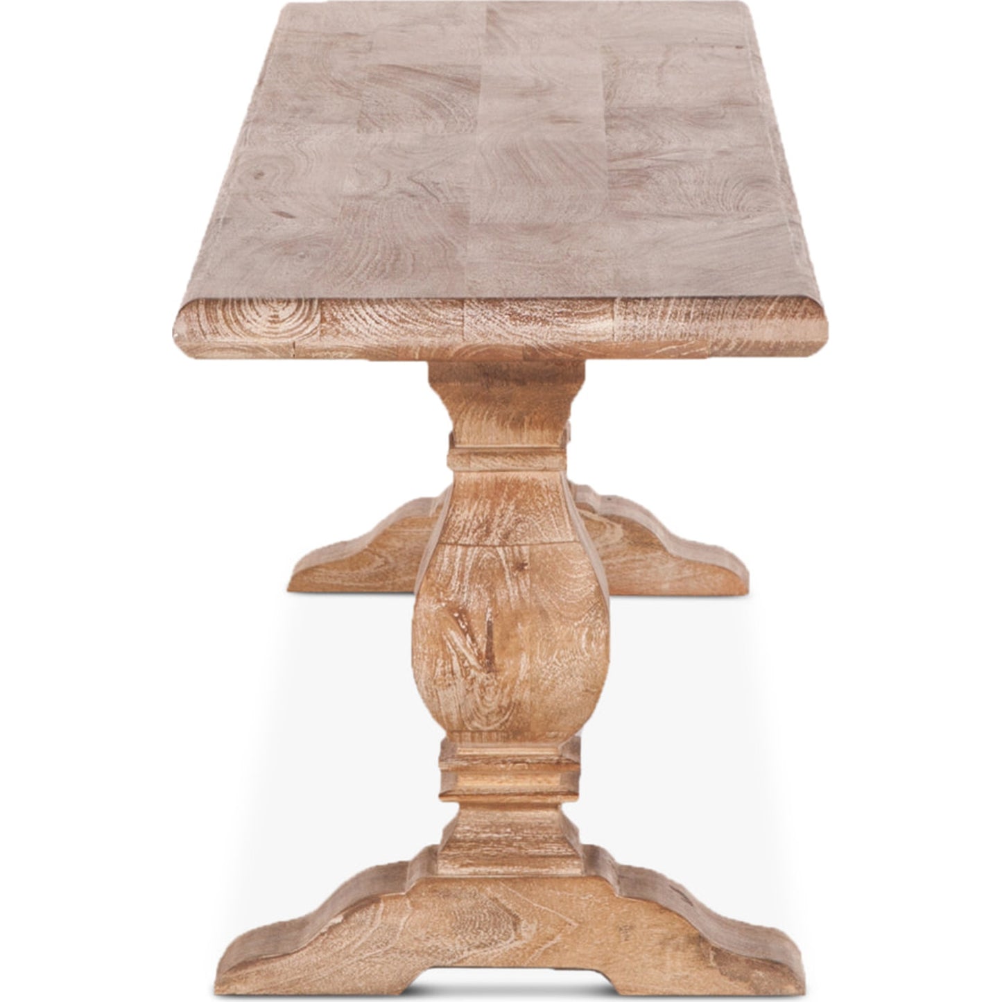 002 SR-877100 | Additional Silo | Pengrove Dining Bench by World Interiors in light brown and antique oak. Made from mango wood in a cottage & farmhouse style.
