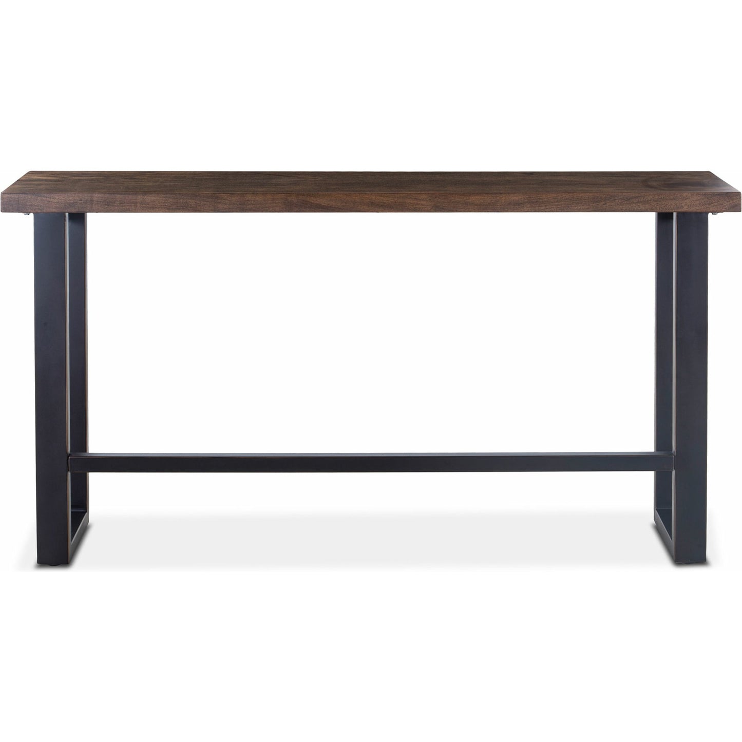 002 SR-876807 | Additional Silo | Amici Sofa Back Table by World Interiors in brown and walnut, antique zinc. Made from acacia wood, iron in a modern style.