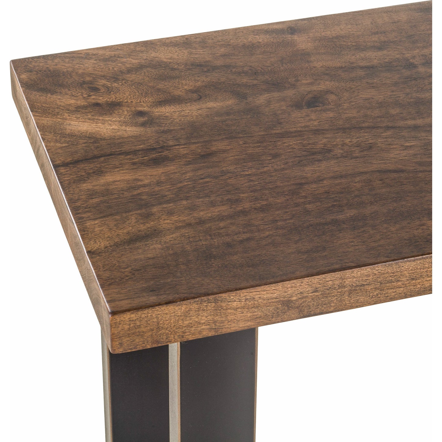 003 SR-876807 | Additional Silo | Amici Sofa Back Table by World Interiors in brown and walnut, antique zinc. Made from acacia wood, iron in a modern style.