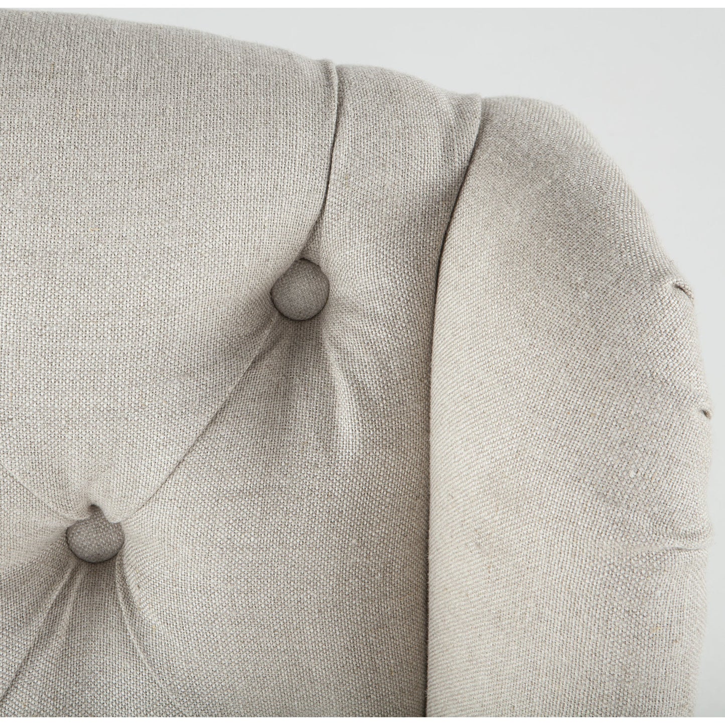 002 SR-877114 | Additional Silo | Portia Linen Dining Chair by World Interiors in off-white and whitewash. Made from linen, cotton, polyester blend fabric, oak wood in a cottage & farmhouse style.