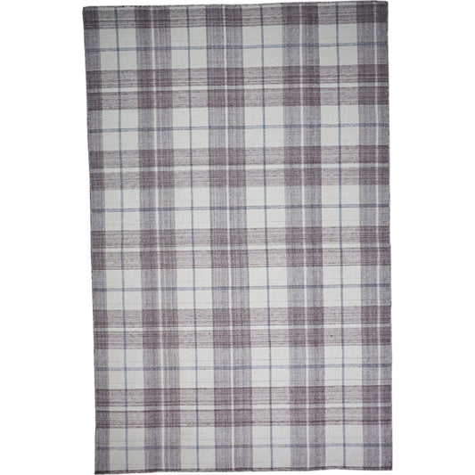 Crosby Transitional Plaid Rug - 0566F by Feizy in gray, taupe, ivory. Made from pet in a unique style.