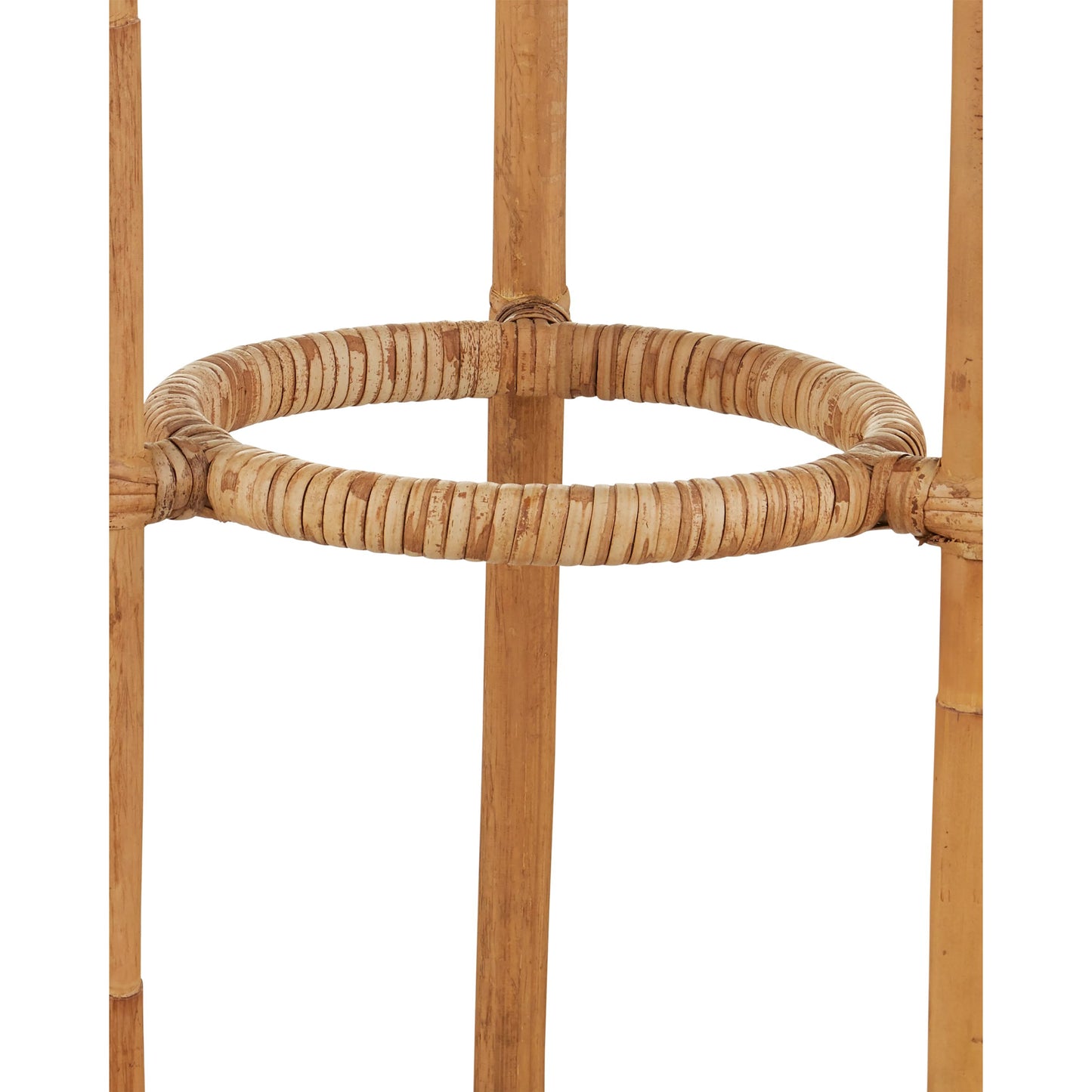 003 SI-2191858 | Additional Silo | Triptych Floor Lamp by Currey and Company in natural rattan, satin black. Made from wrought iron, rattan in a modern style.